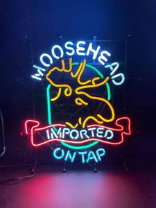 lot 120 image: Moosehead Imported On Tap Neon Sign