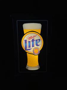 lot 81 image: Miller Backbar Motion Neon Sign