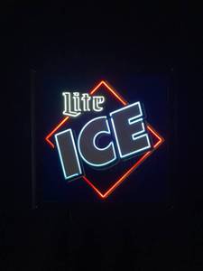 lot 23 image: Lite Ice Neon Sign