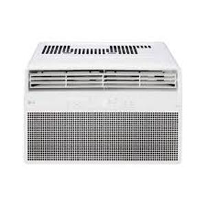LG 8,000 BTU, 115 Volts, Window Smart Air Conditioner Cools 350 sq. ft. with Remote, WiFi Enabled in White Customer Returns See Pictures