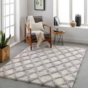 Bazaar IvoryGray Everton 5 ft. 3 in. x 7 ft. Area Rug Customer Returns See Pictures