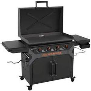 Blackstone 4-Burner Liquid Propane Outdoor Griddle with Hood in Black Customer Returns See Pictures