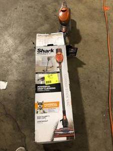 Shark Rocket Bagless Corded Stick Vacuum for Hard Floors and Area Rugs with Powerful Pet Hair Pickup in Orange Used Customer Returns See Pictures