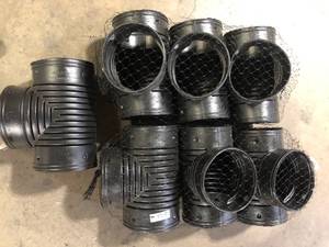 Lot of Advanced Drainage Systems 6 in. Singlewall Snap Tee Customer Returns See Pictures