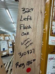 FLUSH OAK JELDWEN INTERIOR DOOR