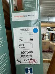 JELDWEN 6 PANEL PREFINISH OAK DOOR