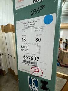 JELDWEN 6 PANEL PREFINISH OAK DOOR