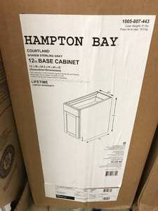HAMPTON BAY 12 IN BASE CABINET