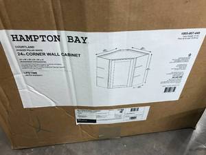 HAMPTON BAY 24IN CORNER WALL CABINET