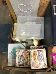 ASSORTED HOME DCOR, FOOD PAST BY DATE