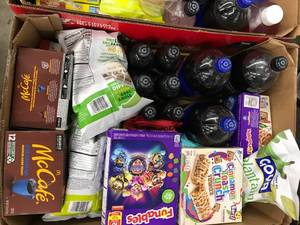 ASSORTED FOOD PAST THE BEST BY DATE