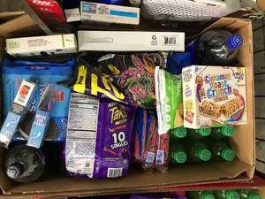 ASSORTED FOOD PAST THE BEST BY DATE
