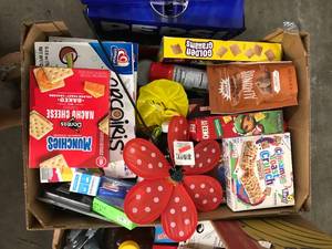 ASSORTED FOOD PAST THE BEST BY DATE
