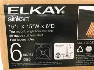 ELKAY SINKSET-PREP SINK