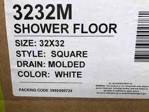 DURABASE SHOWER FLOOR