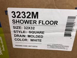 DURABASE SHOWER FLOOR