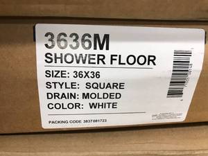 DURABASE SHOWER FLOOR