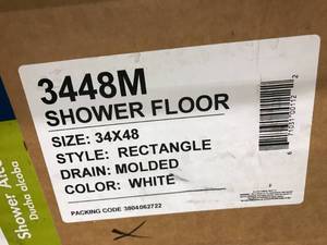 DURABASE SHOWER FLOOR