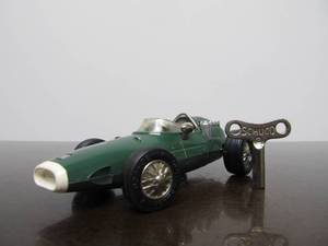 lot 2 image: Vintage SCHUCO Micro-Racer Race Car wKey - Green Ferrari
