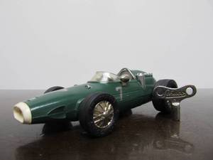 lot 11 image: Vintage SCHUCO Micro-Racer Race Car wKey - Green Ferrari