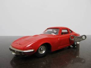 lot 41 image: Vintage SCHUCO Automatic-Racer Race Car wKey - Red Opel GT
