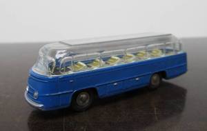 lot 58 image: Vintage SCHUCO Blue Piccolo 740 Mercedes Bus