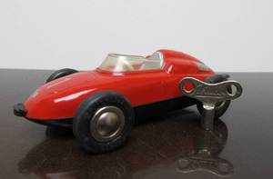 lot 67 image: Vintage SCHUCO Micro-Racer Race Car wKey - Red Porsche
