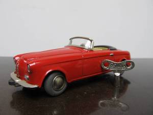 lot 91 image: Vintage SCHUCO Micro-Racer Car wKey - Red BMW 503