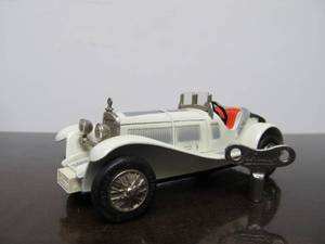 lot 96 image: Vintage SCHUCO Micro-Racer Car wKey - White wRed Mercedes SSK