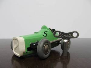 lot 109 image: Vintage SCHUCO Micro-Racer Race Car wKey - Green 1041