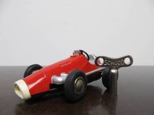lot 111 image: Vintage SCHUCO Micro-Racer Race Car wKey - Red 1040