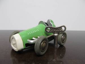 lot 128 image: Vintage SCHUCO Micro-Racer Race Car wKey - Green 1042