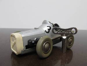 lot 134 image: Vintage SCHUCO Micro-Racer Race Car wKey - Silver 1041