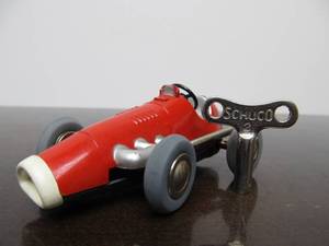 lot 146 image: Vintage SCHUCO Micro-Racer Race Car wKey - Red 1040