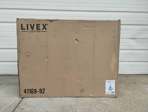 lot 35 image: NEW LIVEX LIGHTING FOYER CHANDELIER