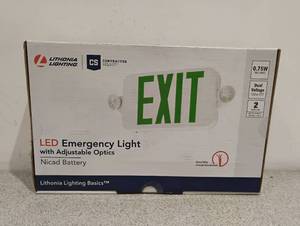 lot 44 image: NEW LITHONIA LIGHTING LED EMERGENCY EXIT LIGHT