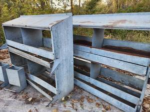 Antique Chicken Nest Boxes and Feeders
