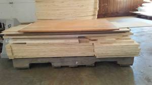 34 VENEER CORE POPLAR CNC DROPS, SOME OTHER MISC SHEETS