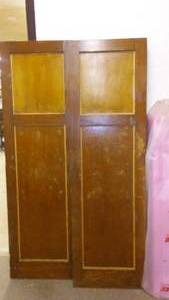 ANTIQUE CABINET DOORS, 20X68