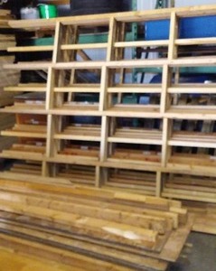 2X4 RACKING, LARGE LOT, INCLUDES SOME OSB, ETC