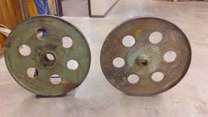 36 CAST IRON BANDSAW WHEELS - 2 PCS