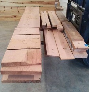 RECLAIMED, RE-SAWN DOUGLAS FIR, 2 THICK, 3-17 WIDE, 3-12 LENGTHS, METAL REMOVED