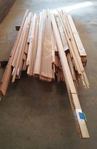 PINE MISC MOULDINGS, SOME DOUGLAS FIR, 4-10