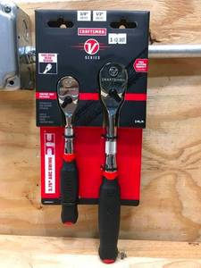 lot 25 image: CRAFTSMAN V-Series 2-Piece 38-in 12-in Drive Comfort Grip Handle Ratchet Set Model # CMMT86504V 10092418