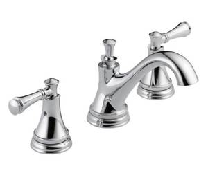 lot 32 image: DELTA Silverton 8 in. Widespread 2-Handle Bathroom Faucet in Chrome