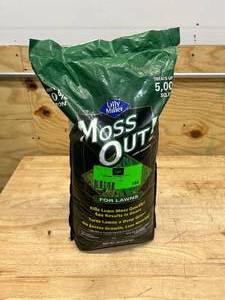 lot 171 image: 20 lbs bag of Lilly Miller Moss Out Lawn Granules