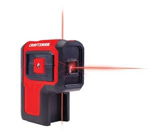 lot 14 image: CRAFTSMAN 100-ft Red Self-Leveling Line Generator Laser Level Kit (10152430)
