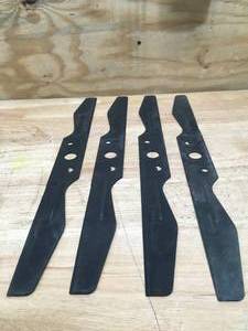 lot 143 image: Lot of 4 - Ryobi Lawn Mower Blades Model # 682533