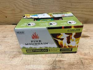 lot 179 image: PINE MOUNTAIN Case of 4-  2hr Fire Logs