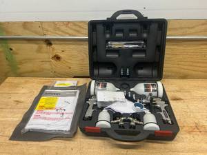 lot 162 image: HUSKY Gravity Feed HVLP Spray Gun Kit